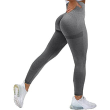 Load image into Gallery viewer, Women High Waist Leggings Female Gym Workout Legging Seamless Leggings Women Push Up Sport Girls Tight Bottom Lift Leggings Yoga Pants Fitness Fashion Push Up Seamless Leggings Breathable Workout Pants
