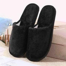 Load image into Gallery viewer, Women Home Slippers Indoor Bedroom Light Eva Couple Cotton Slipper Solid Soft Flip Flops Autumn Winter Warm Furry Plush House Slippers Cozy Memory Foam Washable For Summer Bedroom