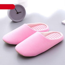 Load image into Gallery viewer, Women Indoor House Plush Soft Cute Cotton Slippers Shoes Non-slip Floor Home Slippers Slides For Bedroom Memory Foam Slippers Scuff Outdoor Indoor Warm Plush Bedroom Shoes With Fur Lining