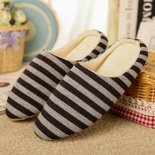 Load image into Gallery viewer, Women Indoor Slippers Warm Plush Home Slipper Autumn Winter Woman House Flat Floor Soft Slipper Silent Slides Plush Fleece Insole Fluffy Slippers For Indoor Home Bedroom