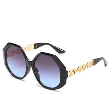Load image into Gallery viewer, Women Large Hexagon Inspired Sunglasses Fashionable Big Frame & Polygonal Ladies Sunglasses Classic Retro Shape Street Shooting Sunglasses For Men And Women Sunglasses