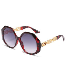Load image into Gallery viewer, Women Large Hexagon Inspired Sunglasses Fashionable Big Frame & Polygonal Ladies Sunglasses Classic Retro Shape Street Shooting Sunglasses For Men And Women Sunglasses