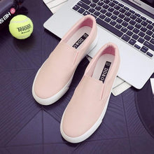 Load image into Gallery viewer, Women Leather Espadrilles Spring Trend Casual Flats Sneakers New Fashion Comfort Slip-on Platform Vulcanized Shoes Women Casual Fashionable Sports Espadrilles