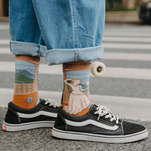 Load image into Gallery viewer, Women Long Sock Cartoon Print Creative Fashion Personalized Novelty Men Women Socks Winter Warm Comfortable Cotton Socks Running Cycling Socks For Men And Women