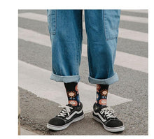 Load image into Gallery viewer, Women Long Sock Cartoon Print Creative Fashion Personalized Novelty Men Women Socks Winter Warm Comfortable Cotton Socks Running Cycling Socks For Men And Women