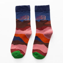 Load image into Gallery viewer, Women Long Sock Cartoon Print Creative Fashion Personalized Novelty Men Women Socks Winter Warm Comfortable Cotton Socks Running Cycling Socks For Men And Women