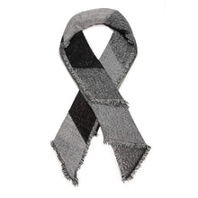 Load image into Gallery viewer, Women Long Soft Knitted Shawl Extra Thick Plaid Blanket Wrap Cape