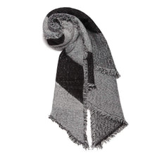 Load image into Gallery viewer, Women Long Soft Knitted Shawl Extra Thick Plaid Blanket Wrap Cape