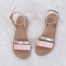 Load image into Gallery viewer, Women Luxury Party Sandals Fashion Summer Casual Black Business Sandals Buckle Straps Beach Shoes Retro Fashion Summer Women Shoes Print Casual Sandals