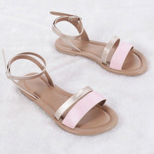 Load image into Gallery viewer, Women Luxury Party Sandals Fashion Summer Casual Black Business Sandals Buckle Straps Beach Shoes Retro Fashion Summer Women Shoes Print Casual Sandals