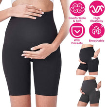 Load image into Gallery viewer, Women Maternity Seamless Shorts