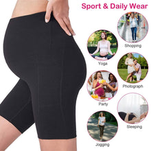 Load image into Gallery viewer, Women Maternity Seamless Shorts