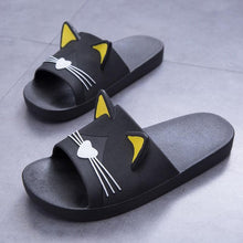 Load image into Gallery viewer, Women Men Summer Slippers Slide Sandals Beach Flip Flops Cats Thick Bottom Couple Boys Girls Comfort Shoes Fashion Outdoor Slides Beach Pool Gym House Slipper