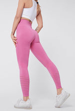 Load image into Gallery viewer, Women Mesh Leggings High Waist Seamless Fitness Leggings Fashion Female Gym Workout Leggings Seamless Gym Running Stylish Tight Athletic Leggings Soft Active Legging For Women