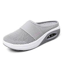 Load image into Gallery viewer, Women Mesh Lightweight Shoes Modern Clogs Female Air Cushion Sandals Thick Bottom Sneakers Air Cushion Slip-On Walking Shoes Breathable Casual Outdoor Walk Sneakers With Arch Support