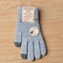 Load image into Gallery viewer, Women New Wool Knitted Gloves Winter Warm Thick Touch Screen Gloves Solid Mittens For Women For Winter Gloves Winter Touch Screen Gloves for Women and Men