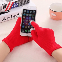 Load image into Gallery viewer, Women New Wool Knitted Gloves Winter Warm Thick Touch Screen Gloves Solid Mittens For Women For Winter Gloves Winter Touch Screen Gloves for Women and Men