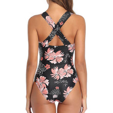 Load image into Gallery viewer, Women One Piece Plunge V Neck Monokini Sexy Hollow Out Swimsuit