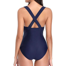 Load image into Gallery viewer, Women One Piece Plunge V Neck Monokini Sexy Hollow Out Swimsuit