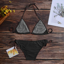 Load image into Gallery viewer, Women One Size Bright Color Swimwear Women's Bikini Pure Color Micro Bikini Charming Bra Bottom Swimsuits New Summer Style Lady Bandage Bikini Set Push-up Bra Bathing Suit Swimsuit