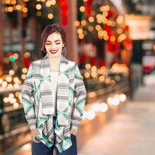 Load image into Gallery viewer, Women Open Front Long Sleeve Cardigan