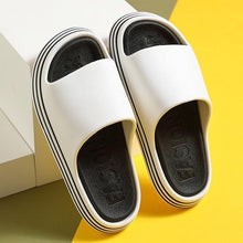 Load image into Gallery viewer, Women Outside Slippers Summer Runway Shoes EVA Soft Thick Sole Non-slip Outdoor Women Slides Pool Beach Open Toe Soft Slippers Thick Lightweight Non-Slip Shower Bath Cloud Slides Pool Gym House Sandals