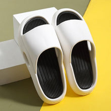 Load image into Gallery viewer, Women Outside Slippers Summer Runway Shoes EVA Soft Thick Sole Non-slip Outdoor Women Slides Pool Beach Open Toe Soft Slippers Thick Lightweight Non-Slip Shower Bath Cloud Slides Pool Gym House Sandals