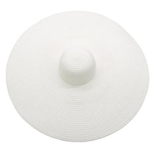 Load image into Gallery viewer, Women Oversized Foldable Summer Large Wide Hat Beach Straw Hat Cute Sun Cap Retro Foldable Handmade Big Hats Ladies UV Protection Hat Vintage Summer Sun Beach Hats