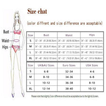 Load image into Gallery viewer, Women Padded Push Up Strapless Swimsuit Women's Tie Knot Front High Waist Bandage 2PCS Bikini Sets Beachwear Bathing Suit Swimwear Bikini Set Adjustable Bikini Sets Two Piece Bathing Suit