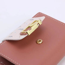 Load image into Gallery viewer, Women Pink PU Leather Short Wallet Trendy New Fashion Vintage Mini Purses Cute Feather Design Wallets