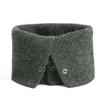Load image into Gallery viewer, Women Ring Scarf Warm Collar Solid Winter Button Neck Scarves Unisex Magic Infinite Snood Face Cover Female Knitted Bandana Women Winter Neck Warmer Gaiter Double-Layer Soft Fleece Lined Thick Knit Circle Scarf Windproof