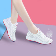 Load image into Gallery viewer, Women's Breathable Non-slip Platform Fashion Autumn New Casual Running Shoes Black Sneakers Lightweight Mesh Tennis Sneaker Fashion Athletic Walking Shoes
