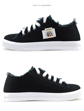 Load image into Gallery viewer, Women's Canvas Breathable Classic Summer Sneakers Lace-Up Shoes Casual Outdoor Men Sneakers Womens Canvas Sneakers Low Top Tennis White Shoes