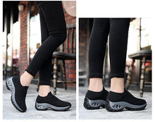 Load image into Gallery viewer, Women's Casual Chunky Sneakers Platform Walking Shoes Fashion Knited Casual Walking Shoes Sock Sneakers Slip On Mesh Air Cushion Comfortable Easy Shoes