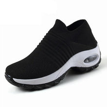 Load image into Gallery viewer, Women's Casual Chunky Sneakers Platform Walking Shoes Fashion Knited Casual Walking Shoes Sock Sneakers Slip On Mesh Air Cushion Comfortable Easy Shoes