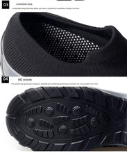 Load image into Gallery viewer, Women's Casual Chunky Sneakers Platform Walking Shoes Fashion Knited Casual Walking Shoes Sock Sneakers Slip On Mesh Air Cushion Comfortable Easy Shoes