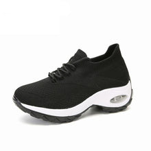 Load image into Gallery viewer, Women's Casual Chunky Sneakers Platform Walking Shoes Fashion Knited Casual Walking Shoes Sock Sneakers Slip On Mesh Air Cushion Comfortable Easy Shoes