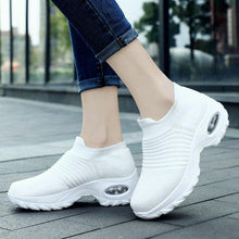 Load image into Gallery viewer, Women's Casual Chunky Sneakers Platform Walking Shoes Fashion Knited Casual Walking Shoes Sock Sneakers Slip On Mesh Air Cushion Comfortable Easy Shoes