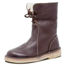 Load image into Gallery viewer, Women's Casual Shoes Sports Women's Flat Shoes High Top Elastic Boots Walking Shoes Trail Running Winter Boots Thermal Snow Outdoor Mid Calf Rain Booties With Warm Fur
