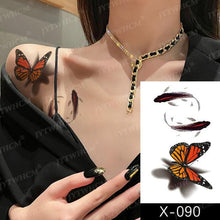 Load image into Gallery viewer, Women's Different Stickers Tattoo Temporary Waterproof Neck Arm Leg Tattoo Colorful Design