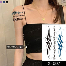 Load image into Gallery viewer, Women's Different Stickers Tattoo Temporary Waterproof Neck Arm Leg Tattoo Colorful Design