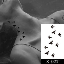 Load image into Gallery viewer, Women's Different Stickers Tattoo Temporary Waterproof Neck Arm Leg Tattoo Colorful Design