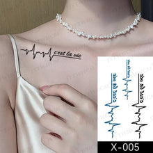 Load image into Gallery viewer, Women's Different Stickers Tattoo Temporary Waterproof Neck Arm Leg Tattoo Colorful Design