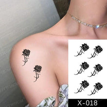 Load image into Gallery viewer, Women's Different Stickers Tattoo Temporary Waterproof Neck Arm Leg Tattoo Colorful Design