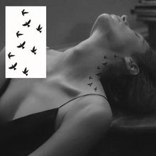 Load image into Gallery viewer, Women's Different Stickers Tattoo Temporary Waterproof Neck Arm Leg Tattoo Colorful Design