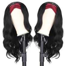 Load image into Gallery viewer, Women's Headband Wig Body Wave Natural Black Blonde Wigs with Headband Fake Hair Synthetic Wigs For Black Women Cosplay Wigs For Women Gifts for girlfriends