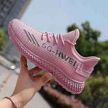 Load image into Gallery viewer, Women's Running Summer Woven Sports Sneakers Fashion Casual Shoe Breathable Mesh Walking Shoes Non Slip Lightweight Breathable Mesh Running Shoes Comfortable Design