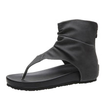 Load image into Gallery viewer, Women's Sandals Retro Ladies Flip Flops Clip Toe Vintage Black Boots Casual Fashion Summer Woman Clip Toe Vintage Boots Casual Tassel Rome Fashion Summer Comfortable Woman Shoes