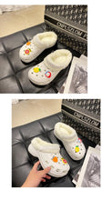 Load image into Gallery viewer, Women's Slippers Summer New Thick Soles Fashion Leather Shoes Flip Flops Women Clogs Winter Slippers Arch Support House Slippers Slip On Garden Shoes Warm Home Shoes