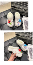 Load image into Gallery viewer, Women's Slippers Summer New Thick Soles Fashion Leather Shoes Flip Flops Women Clogs Winter Slippers Arch Support House Slippers Slip On Garden Shoes Warm Home Shoes